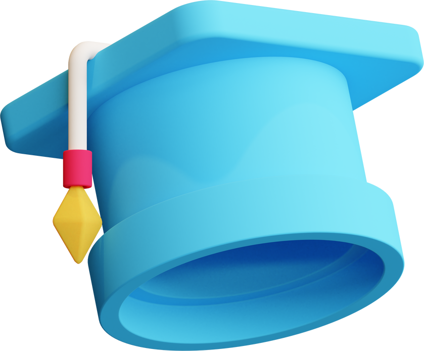3D Graduation Cap 3d Illustration
